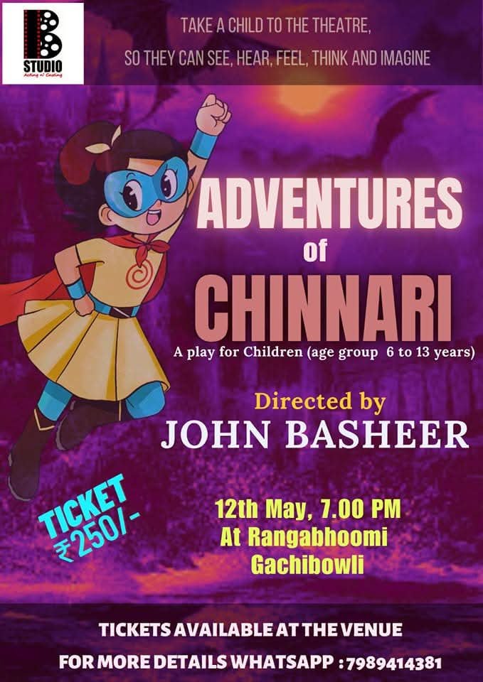 Adventures of Chinnari Play By B Studio Hyderabd